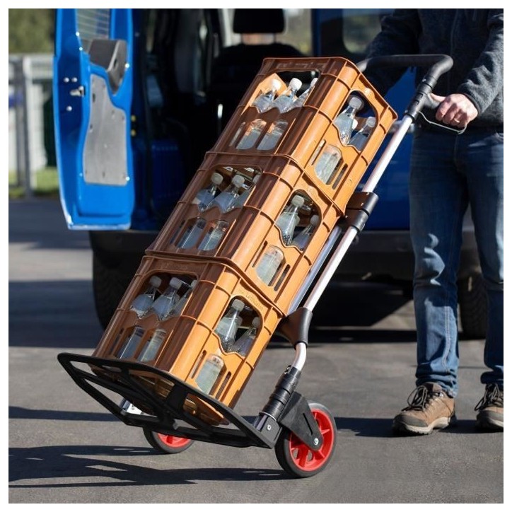 Diable - MEISTER - 8985710 - Pliable - 200 kg - Noir