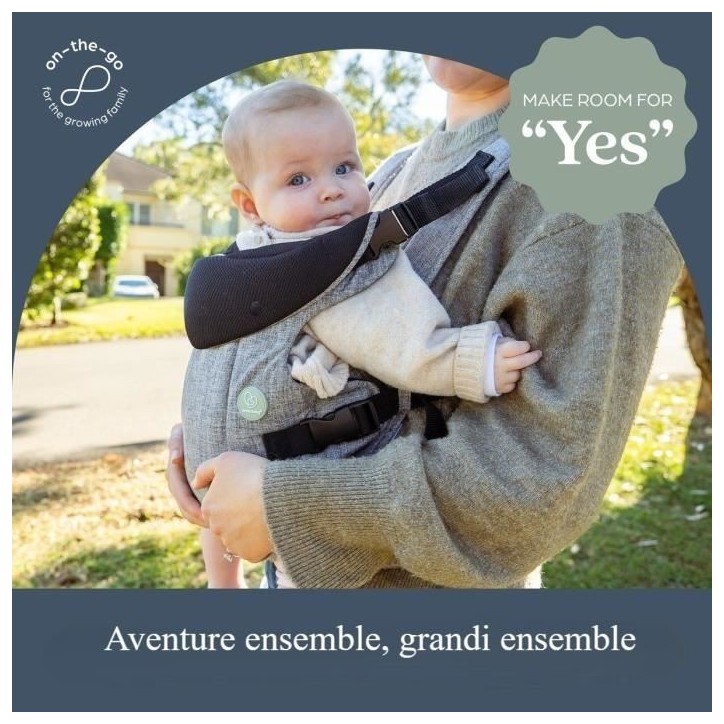 Dreambaby Porte-bébé ajustable 3-1 Journey - confortable et polyvalente - pour nouveau-né a enfant jusqu'a 15 kg Dreambaby Porte-bébé ajustable 3-1 Journey - confortable et polyvalente - pour nouveau-né a enfant jusqu'a 15 kg