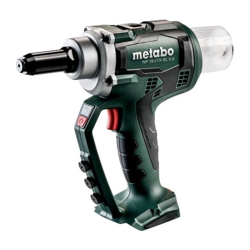 Riveteuse sans fil - METABO - NP 18 LTX BL 5.0 - 18 V - MetaBOX 145 L Riveteuse sans fil - METABO - NP 18 LTX BL 5.0 - 18 V - MetaBOX 145 L