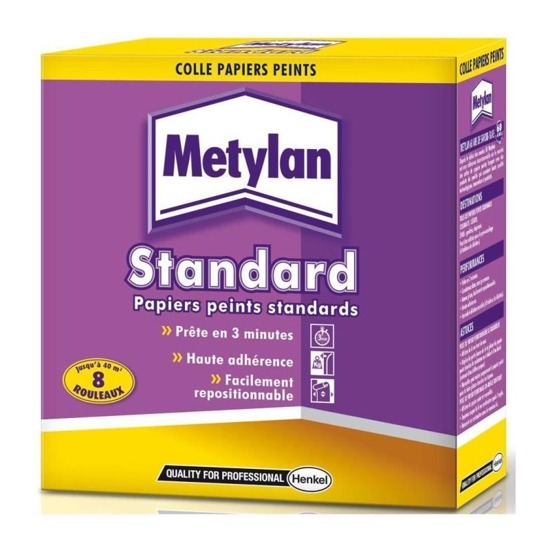 Colle Papiers Peints - METYLAN - Universelle - Paquet 250g Colle Papiers Peints - METYLAN - Universelle - Paquet 250g