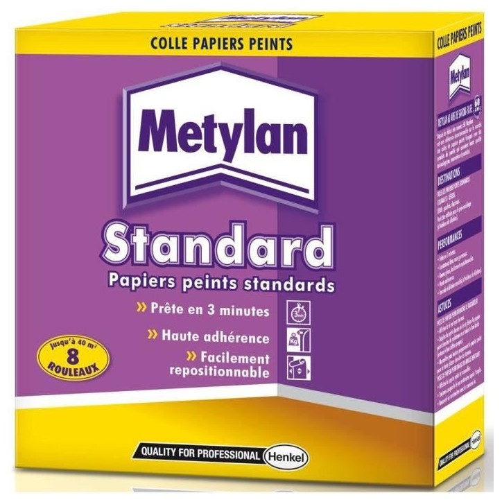 Colle Papiers Peints - METYLAN - Universelle - Paquet 250g Colle Papiers Peints - METYLAN - Universelle - Paquet 250g