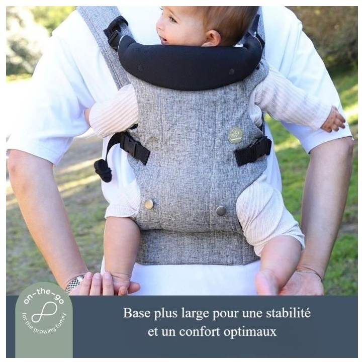Dreambaby Porte-bébé ajustable 3-1 Journey - confortable et polyvalente - pour nouveau-né a enfant jusqu'a 15 kg Dreambaby Porte-bébé ajustable 3-1 Journey - confortable et polyvalente - pour nouveau-né a enfant jusqu'a 15 kg