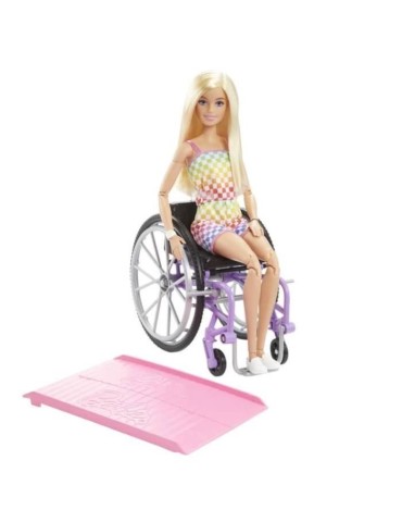 Poupée Barbie Fauteuil Roulant Blonde - Barbie - 3 Ans Et +