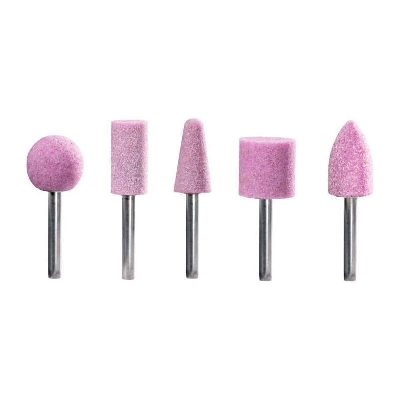 Assortiment de Meules sur tige pour meuleuse droite - METABO - Pour l'