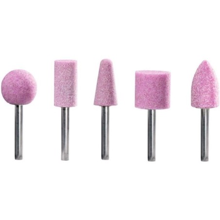 Assortiment de Meules sur tige pour meuleuse droite - METABO - Pour l'