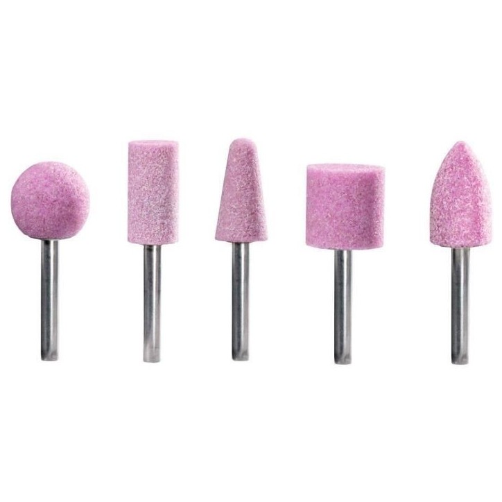 Assortiment de Meules sur tige pour meuleuse droite - METABO - Pour l'acier et la fonte d'acier Assortiment de Meules sur tige pour meuleuse droite - METABO - Pour l'acier et la fonte d'acier