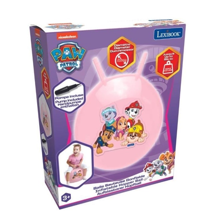 Balle Sauteuse Gonflable rose Pat' Pat Balle Sauteuse Gonflable rose Pat' Pat