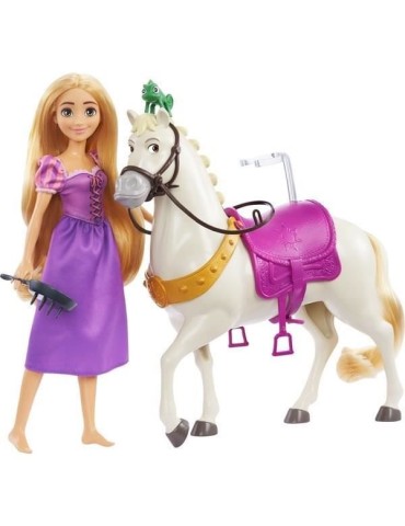 Princesse Disney - Coffret Raiponce Et Maximus - Poupées Mannequins - 3 Ans Et +