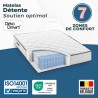 Matelas 180 x 200 cm - Hauteur 27 cm - 770 ressorts ensachés - 7 zone