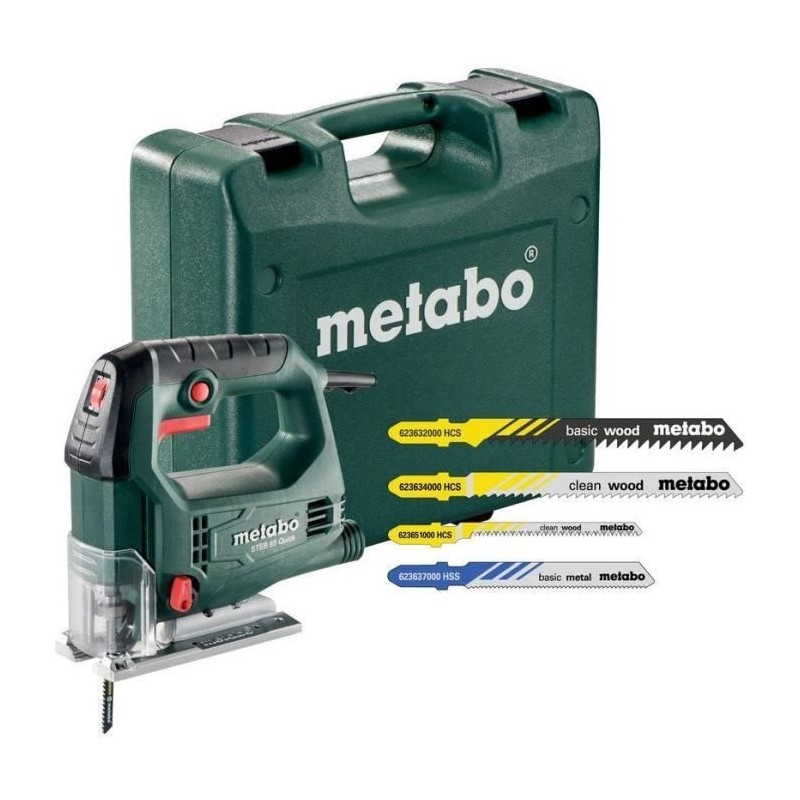 Scie sauteuse METABO STEB 65 Quick - 20 lames - 450W - 600-3000 tours/ Scie sauteuse METABO STEB 65 Quick - 20 lames - 450W - 600-3000 tours/