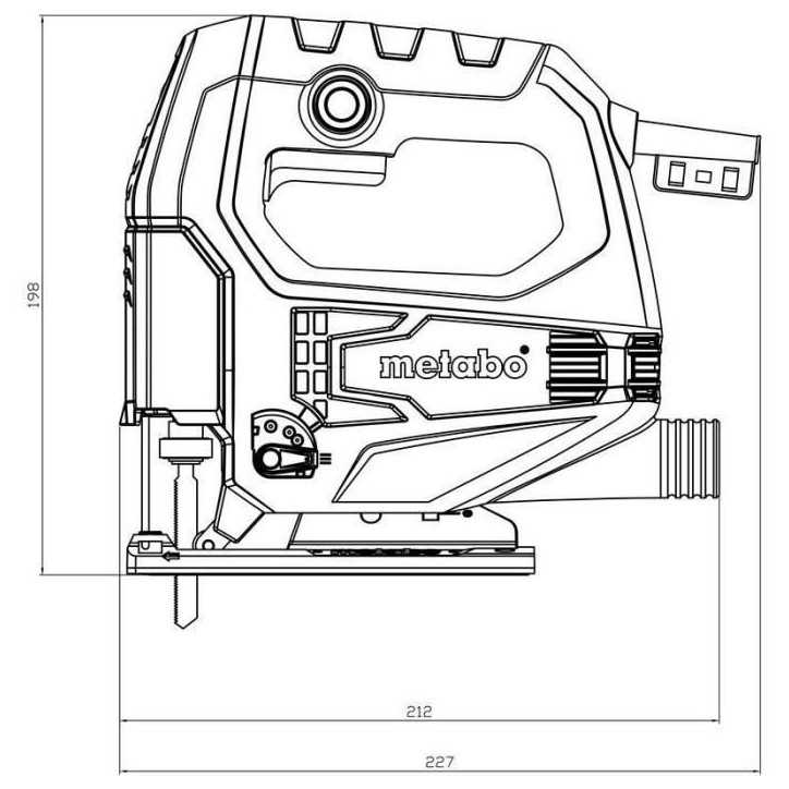 Scie sauteuse METABO STEB 65 Quick - 20 lames - 450W - 600-3000 tours/min Scie sauteuse METABO STEB 65 Quick - 20 lames - 450W - 600-3000 tours/min