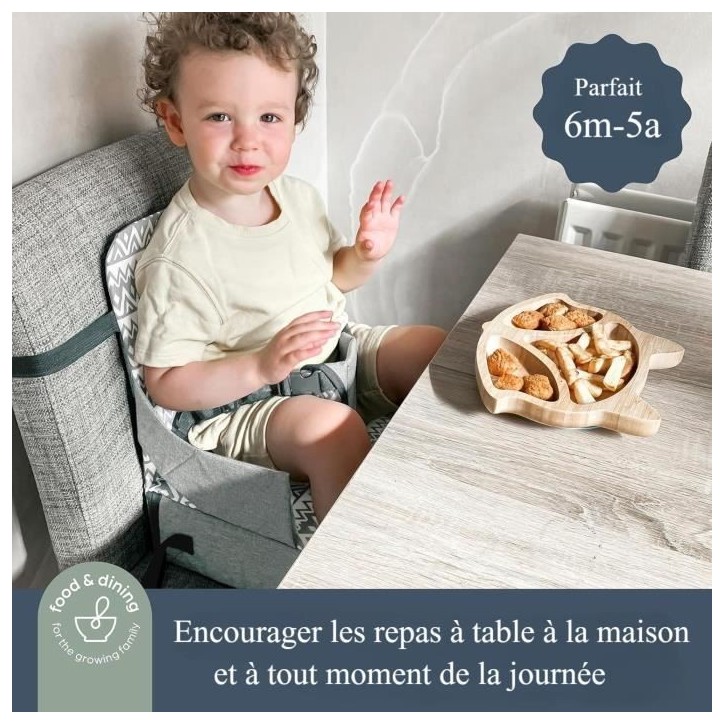 Réhausseur pour enfants - DREAMBABY - ON-THE-GO - Portable avec compartiments de rangement - Léger, compact et facile a transp Réhausseur pour enfants - DREAMBABY - ON-THE-GO - Portable avec compartiments de rangement - Léger, compact et facile a transp