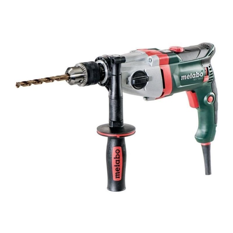 Perceuse - METABO - BEV 1300-2 - Mandrin a clé - Poignée supplément Perceuse - METABO - BEV 1300-2 - Mandrin a clé - Poignée supplément