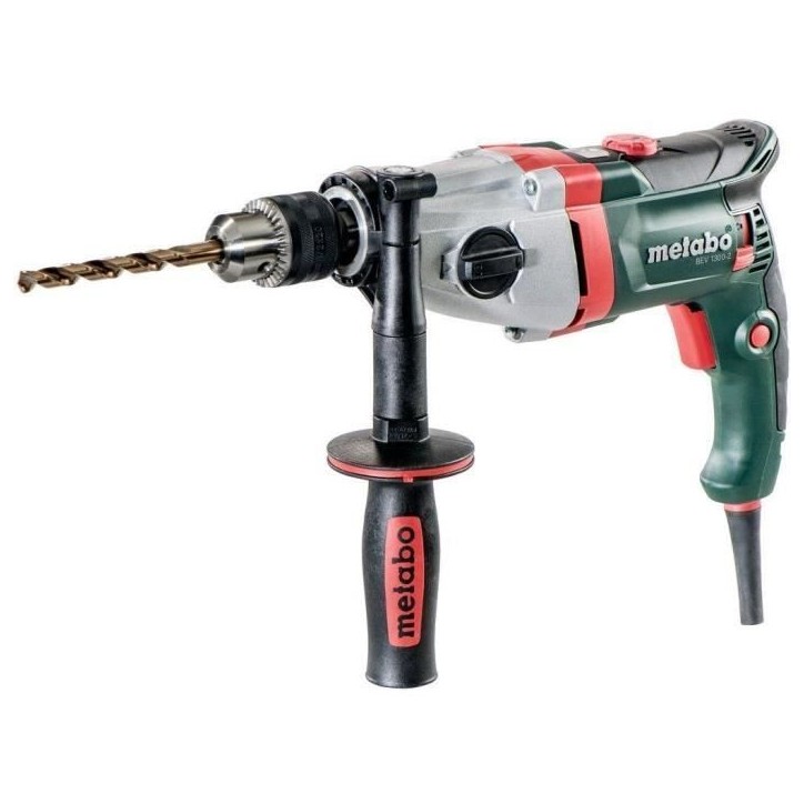 Perceuse - METABO - BEV 1300-2 - Mandrin a clé - Poignée supplémentaire - Béton Perceuse - METABO - BEV 1300-2 - Mandrin a clé - Poignée supplémentaire - Béton