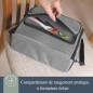 Réhausseur pour enfants - DREAMBABY - ON-THE-GO - Portable avec compartiments de rangement - Léger, compact et facile a transp Réhausseur pour enfants - DREAMBABY - ON-THE-GO - Portable avec compartiments de rangement - Léger, compact et facile a transp