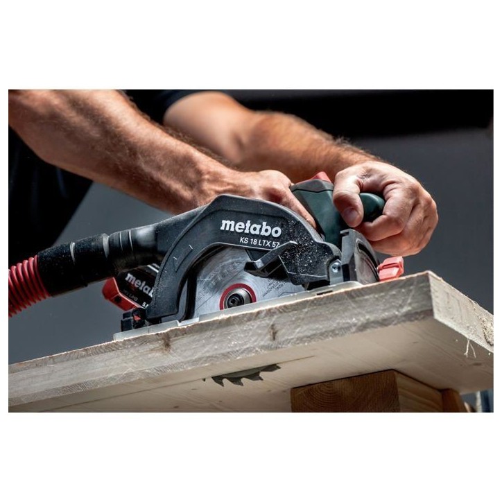 Scie circulaire portative sans fil - METABO - KS 18 LTX 57 - 18 V - MetaBOX 340