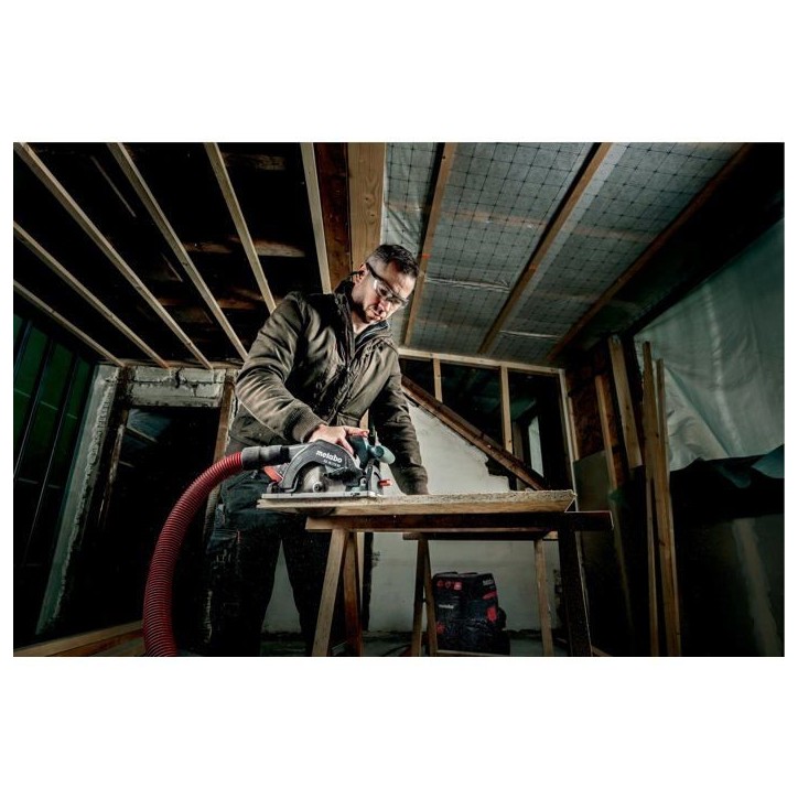 Scie circulaire portative sans fil - METABO - KS 18 LTX 57 - 18 V - MetaBOX 340