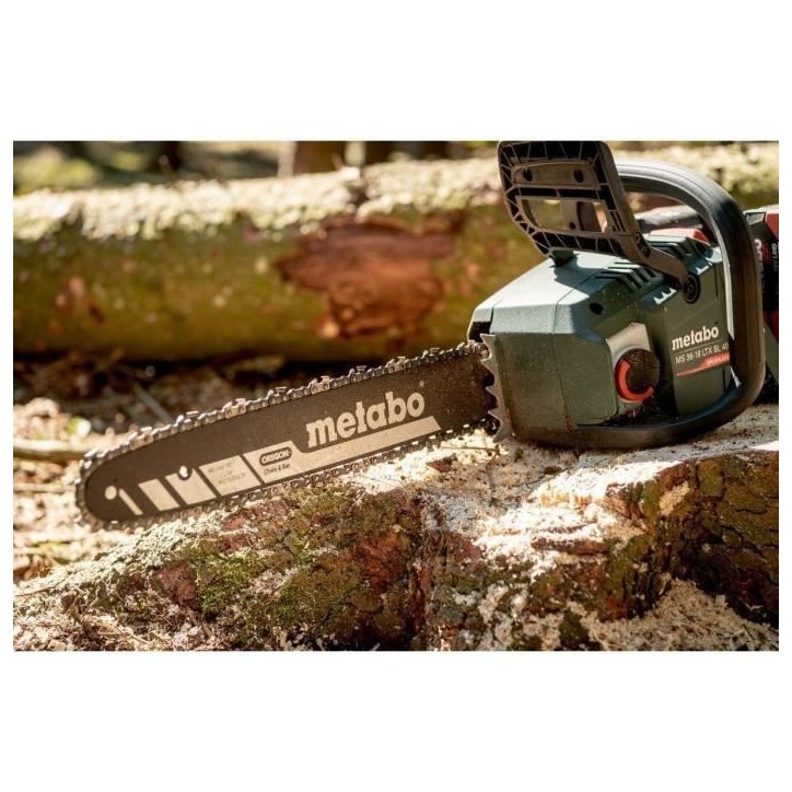 Tronçonneuse sans fil METABO MS 36-18 LTX BL 40 T- 18 V - Carton Tronçonneuse sans fil METABO MS 36-18 LTX BL 40 T- 18 V - Carton