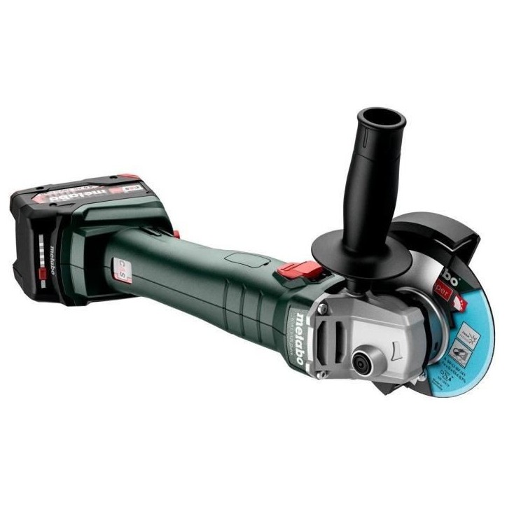 Meuleuse d'angle sans fil - METABO - W 18 L 9-125 - 18 V - MetaBOX 165 L Meuleuse d'angle sans fil - METABO - W 18 L 9-125 - 18 V - MetaBOX 165 L