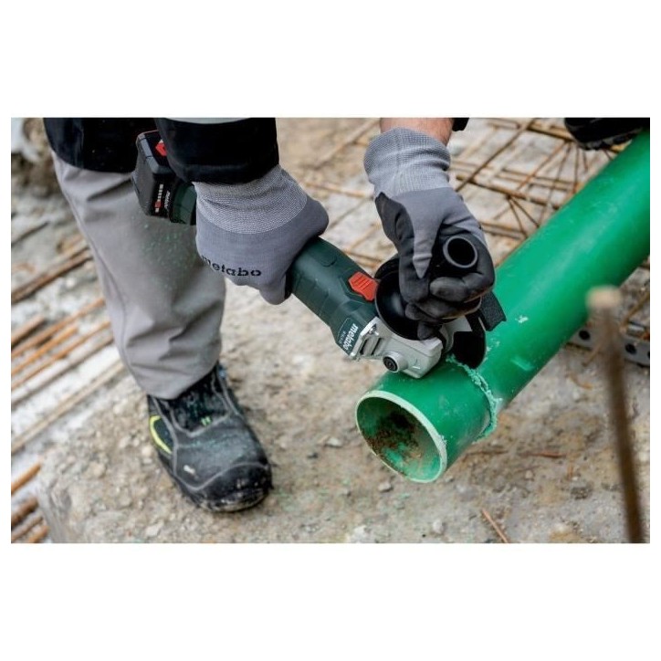 Meuleuse d'angle sans fil - METABO - W 18 L 9-125 - 18 V - MetaBOX 165 L Meuleuse d'angle sans fil - METABO - W 18 L 9-125 - 18 V - MetaBOX 165 L