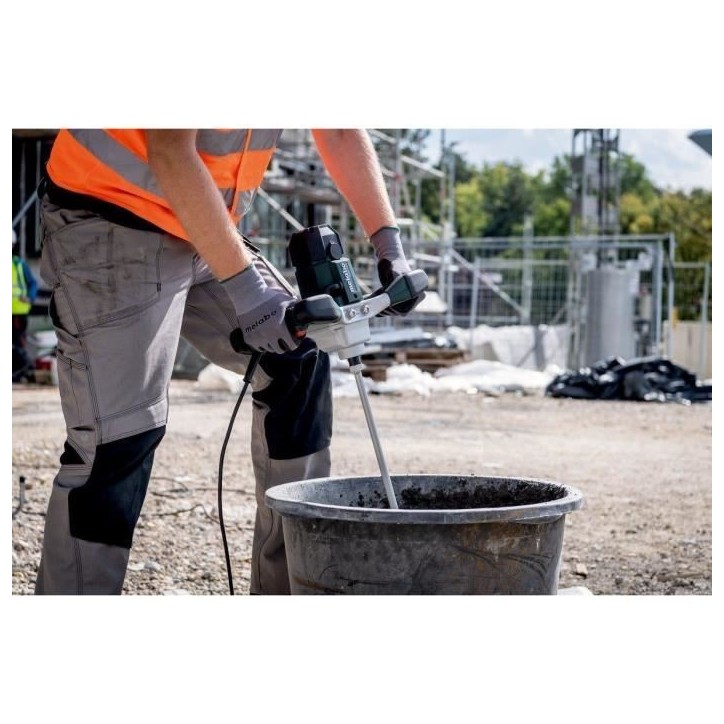 Malaxeur - METABO - RWE 1200 - Agitateur RS-R2 - Rallonge 200 mm - Clé plate Malaxeur - METABO - RWE 1200 - Agitateur RS-R2 - Rallonge 200 mm - Clé plate