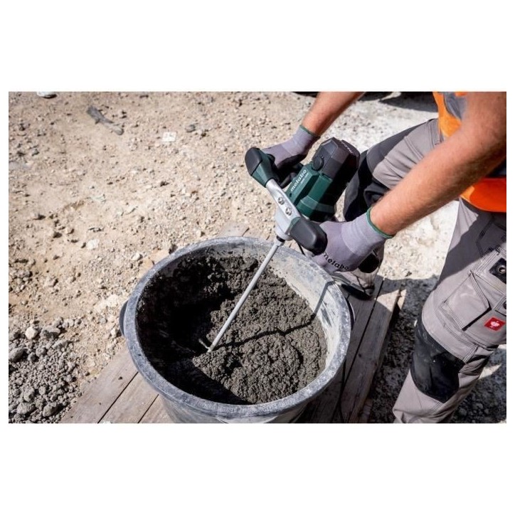 Malaxeur - METABO - RWE 1200 - Agitateur RS-R2 - Rallonge 200 mm - Clé plate Malaxeur - METABO - RWE 1200 - Agitateur RS-R2 - Rallonge 200 mm - Clé plate