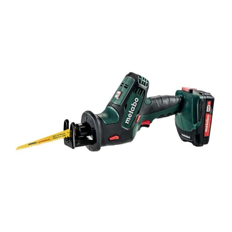 Scie sabre sans fil Metabo SSE 18 LTX Compact 602266500 - 2 x 18 V / 2 Scie sabre sans fil Metabo SSE 18 LTX Compact 602266500 - 2 x 18 V / 2