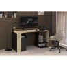 Bureau Gamer - META - Chene / Noir - 152 x 61,5 x 86,7 cm - PARISOT