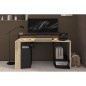 Bureau Gamer - META - Chene / Noir - 152 x 61,5 x 86,7 cm - PARISOT
