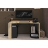 Bureau Gamer - META - Chene / Noir - 152 x 61,5 x 86,7 cm - PARISOT