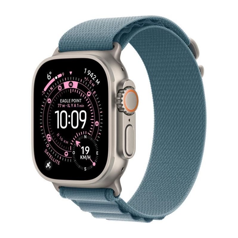 Apple Watch Ultra 3 GPS + Cellular - 49mm - Boîtier Natural Titani Apple Watch Ultra 3 GPS + Cellular - 49mm - Boîtier Natural Titani