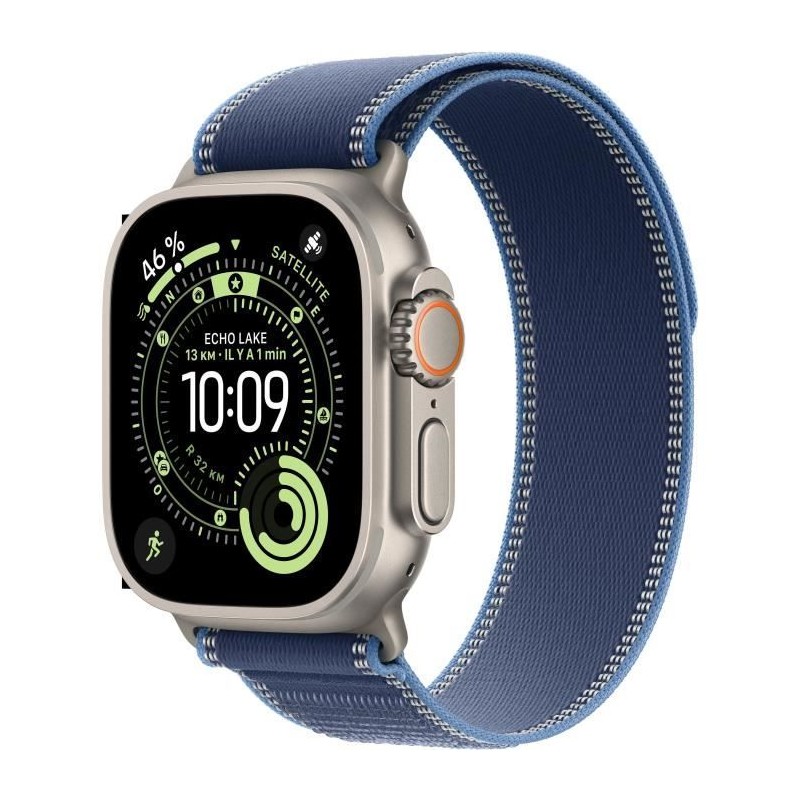Apple Watch Ultra 3 GPS + Cellular - 49mm - Boîtier Natural Titani Apple Watch Ultra 3 GPS + Cellular - 49mm - Boîtier Natural Titani