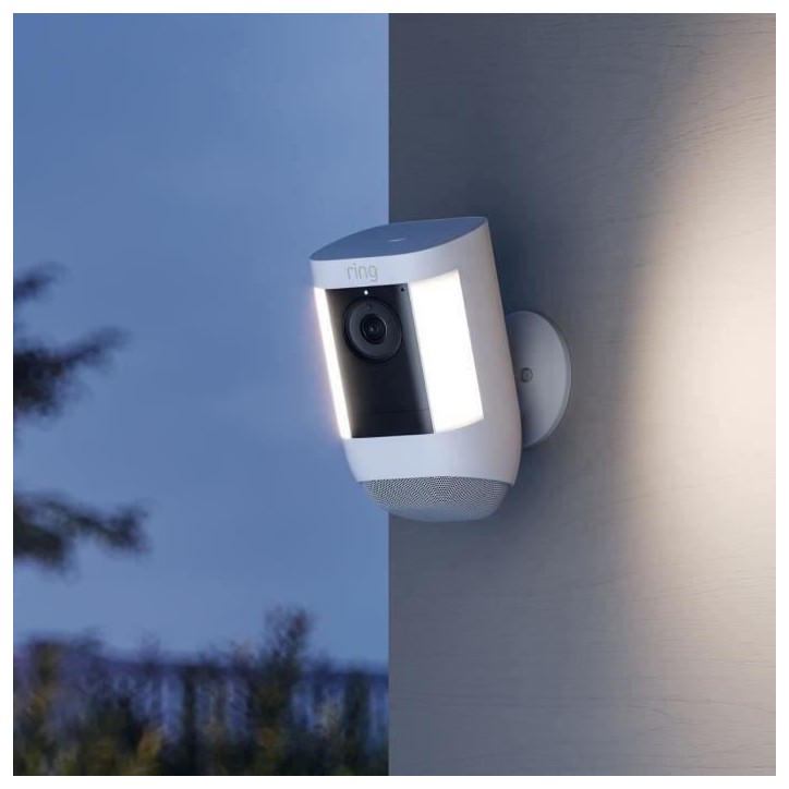 Caméra - RING - Spotlight Cam Pro Batterie - Blanc Caméra - RING - Spotlight Cam Pro Batterie - Blanc