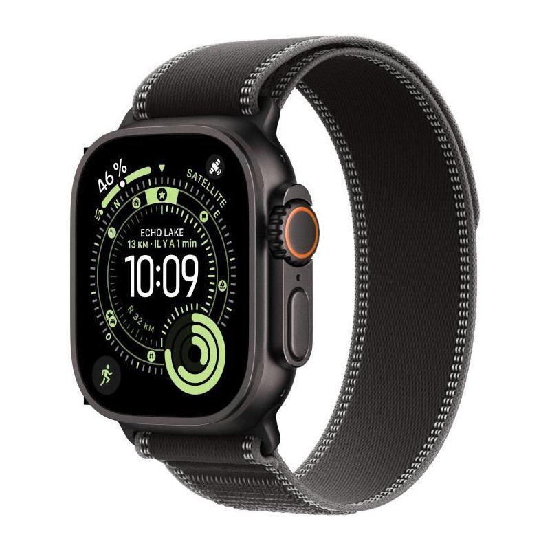 Apple Watch Ultra 3 GPS + Cellular - 49mm - Boîtier Black Titanium Apple Watch Ultra 3 GPS + Cellular - 49mm - Boîtier Black Titanium