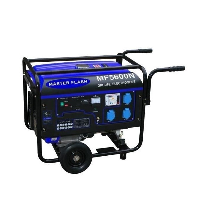 Groupe électrogene a essence - MASTER FLASH - MF5600N - 5500W max - 96dB(A) - 25L Groupe électrogene a essence - MASTER FLASH - MF5600N - 5500W max - 96dB(A) - 25L