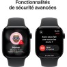 Apple Watch Series 11 GPS + Cellular - 42mm - Boîtier Jet Black Alu