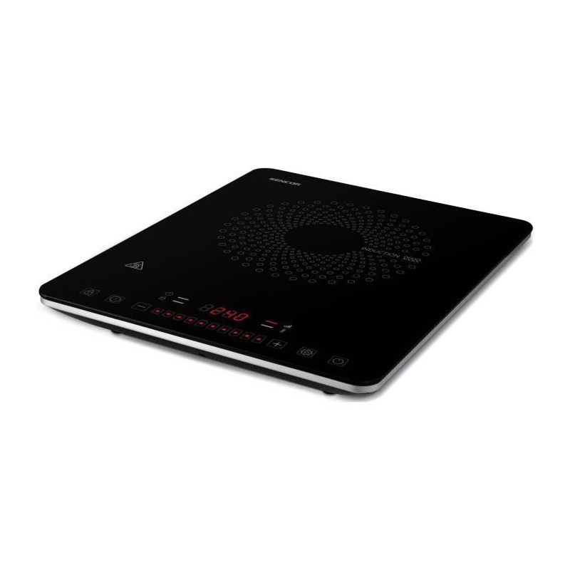 Plaque de cuisson a induction - SENCOR - SCP 3701BK - 2000 W - 1 foyer Plaque de cuisson a induction - SENCOR - SCP 3701BK - 2000 W - 1 foyer
