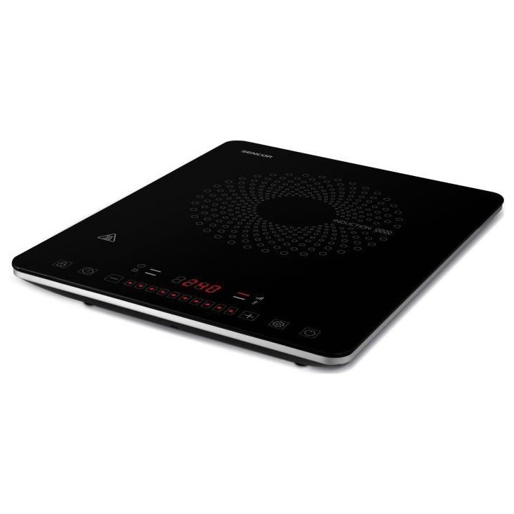 Plaque de cuisson a induction - SENCOR - SCP 3701BK - 2000 W - 1 foyer - Noir Plaque de cuisson a induction - SENCOR - SCP 3701BK - 2000 W - 1 foyer - Noir