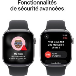 Apple Watch Series 11 GPS + Cellular - 42mm - Boîtier Space Grey Al