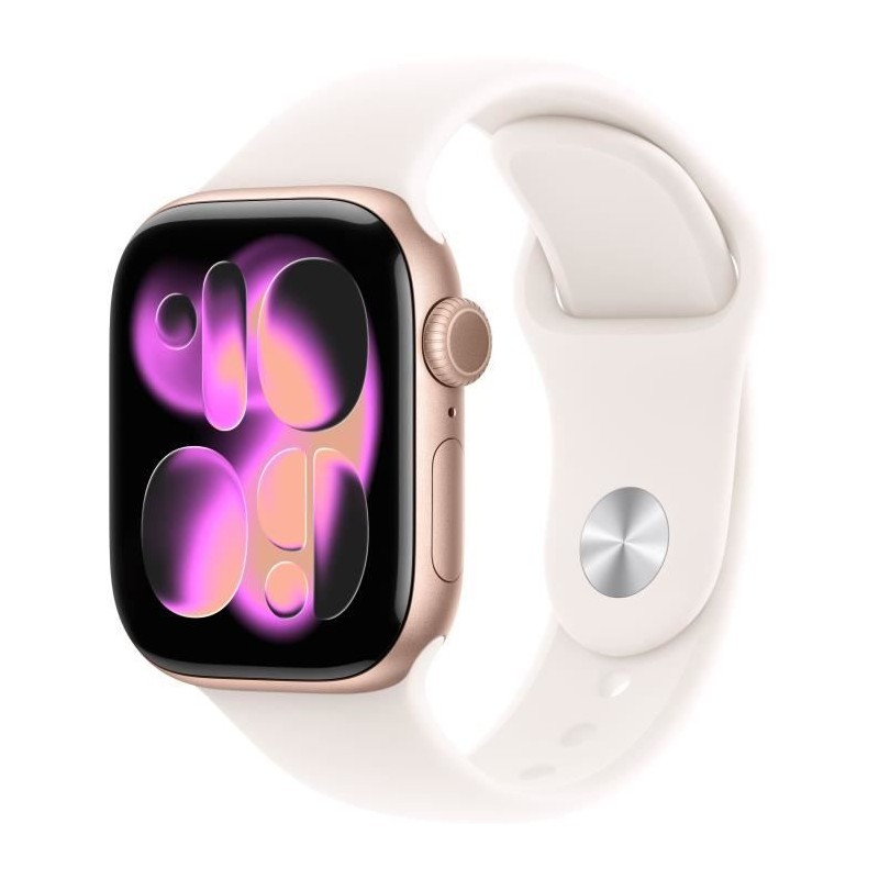Apple Watch Series 11 GPS + Cellular - 42mm - Boîtier Rose Gold Alu Apple Watch Series 11 GPS + Cellular - 42mm - Boîtier Rose Gold Alu