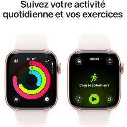 Apple Watch Series 11 GPS + Cellular - 42mm - Boîtier Rose Gold Alu
