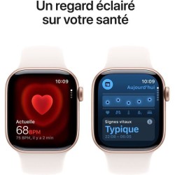 Apple Watch Series 11 GPS + Cellular - 42mm - Boîtier Rose Gold Alu