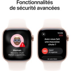 Apple Watch Series 11 GPS + Cellular - 42mm - Boîtier Rose Gold Alu