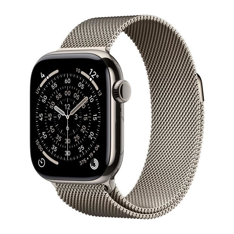 Apple Watch Series 11 GPS + Cellular - 42mm - Boîtier Natural Titan Apple Watch Series 11 GPS + Cellular - 42mm - Boîtier Natural Titan