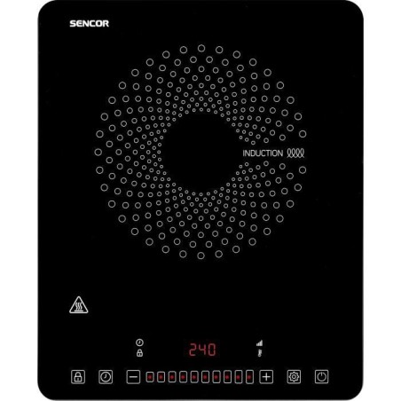 Plaque de cuisson a induction - SENCOR - SCP 3701BK - 2000 W - 1 foyer - Noir