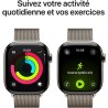 Apple Watch Series 11 GPS + Cellular - 42mm - Boîtier Natural Titan