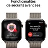 Apple Watch Series 11 GPS + Cellular - 42mm - Boîtier Natural Titan