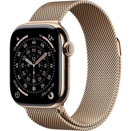 Apple Watch Series 11 GPS + Cellular - 42mm - Boîtier Gold Titanium