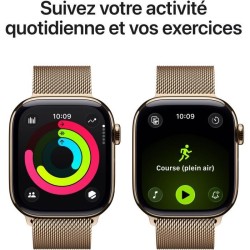 Apple Watch Series 11 GPS + Cellular - 42mm - Boîtier Gold Titanium