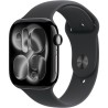 Apple Watch Series 11 GPS + Cellular - 46mm - Boîtier Jet Black Alu